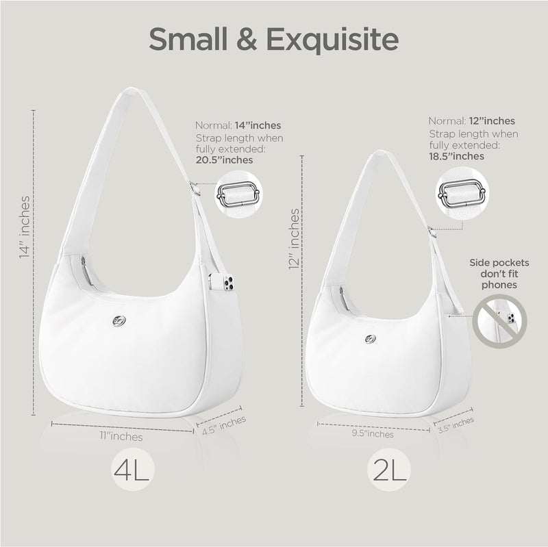 Babysun Mini Shoulder Bag Women Nylon Crescent Bag Underarm Shoulder Purse Women's Shoulder Handbags Small Tote Bag - Image 3